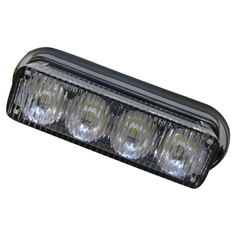 LED Marker Lamp - Clear Striped Lens