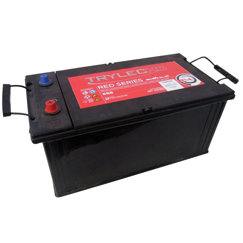 TrylecHD Red Series Premium Maintenance-Free Battery