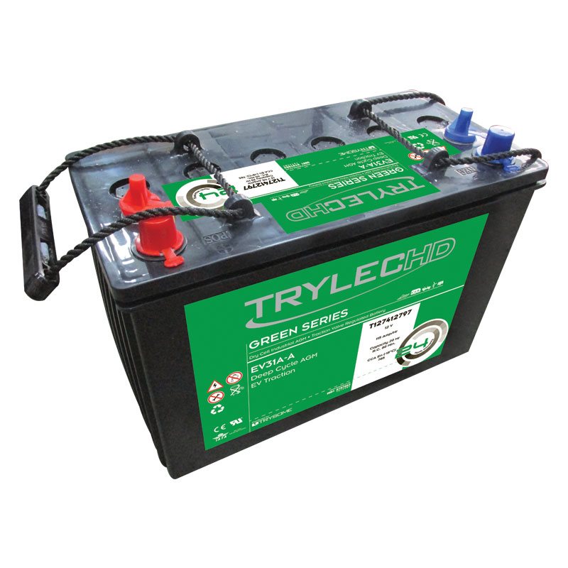 TrylecHD Green Series Dry Cell Industrial AGM Maintenance-Free Battery