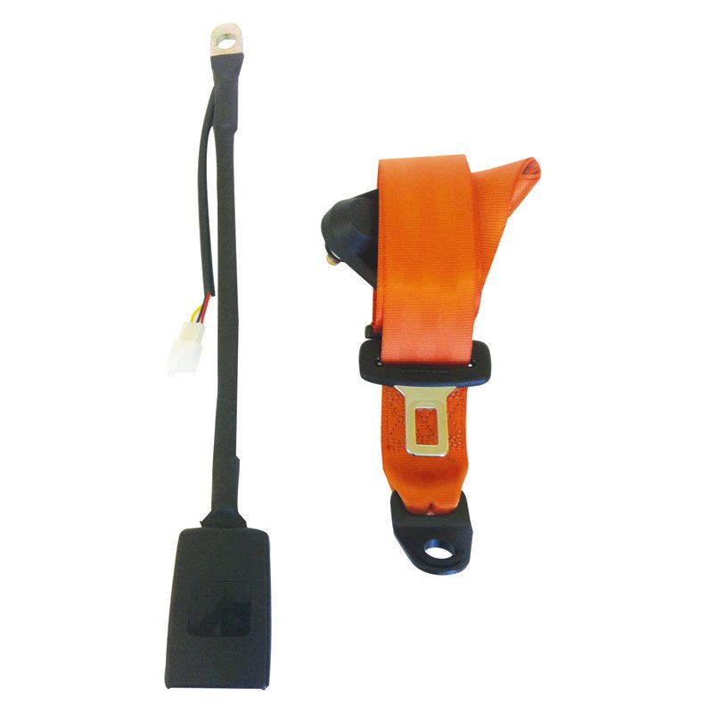 Safety Solutions Orange 3-Point Static Seatbelt