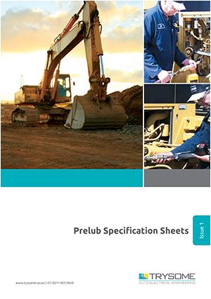 Prelub Specification Sheets