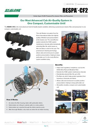 Sy-Klone Respa CF2 Catalogue