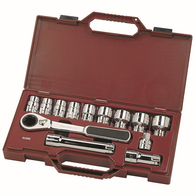 Kraftwerk 13-Piece Pass-through Socket Wrench Set