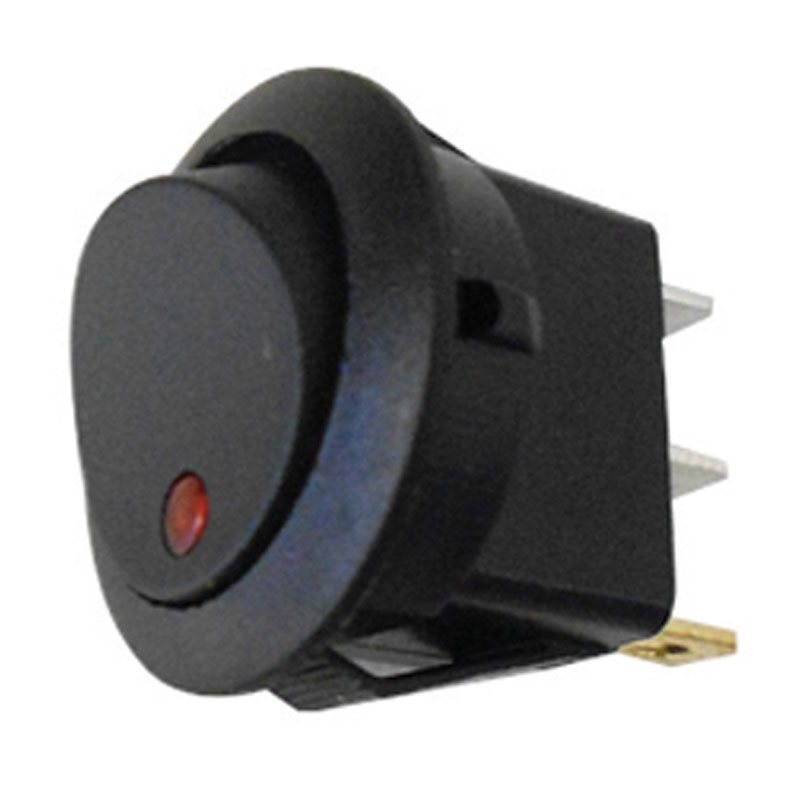 On-Off Rocker Switch (Red LED Dot)