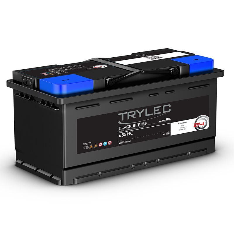 Trylec Black Series Premium, Maintenance-Free Battery (658HC)