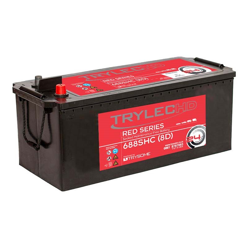 Trylec Red Series Premium, Maintenance-Free Bull Battery (688SHC)