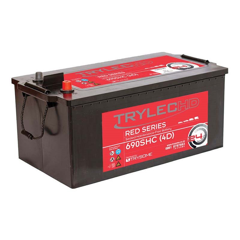 TRYLEC RED SERIES PREMIUM, MAINTENANCE-FREE BULL BATTERY (690SHC)