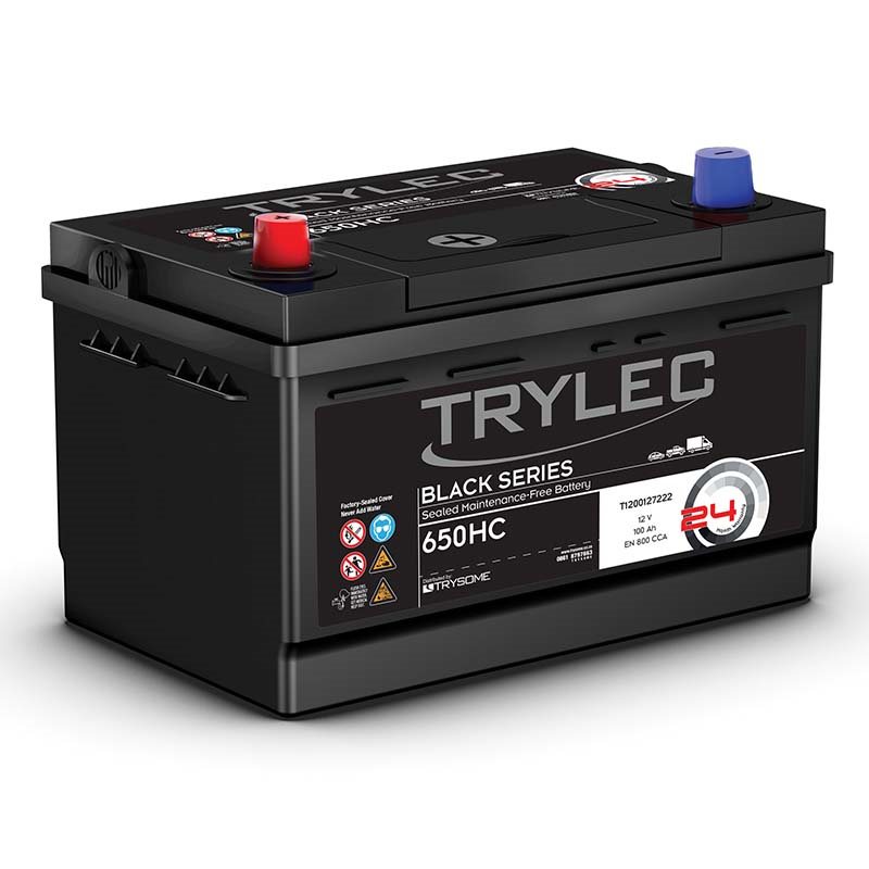 TRYLEC BLACK SERIES PREMIUM, MAINTENANCE-FREE BATTERY (650HC)