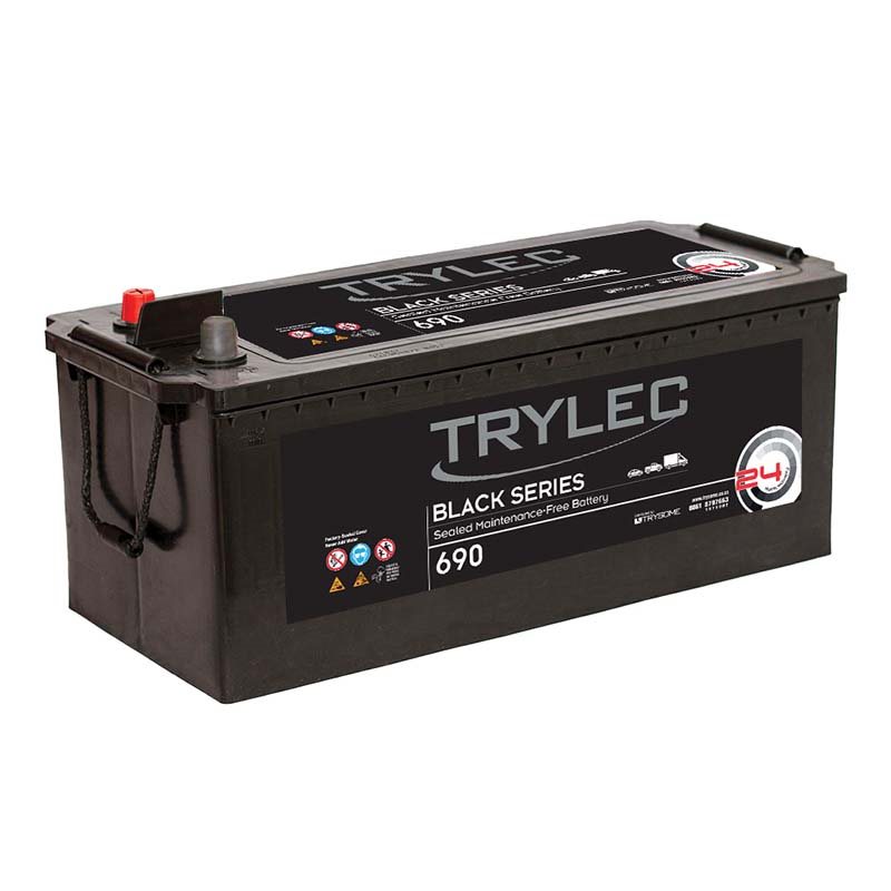 Trylec Black Series Premium, Maintenance-Free Battery (690)