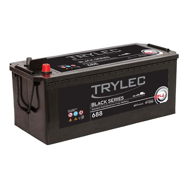 Trylec Black Series Premium, Maintenance-Free Battery (688)