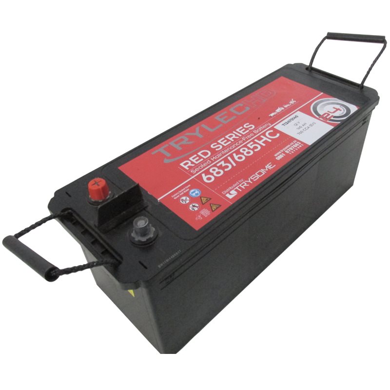 TrylecHD Red Series Premium Maintenance-Free Battery