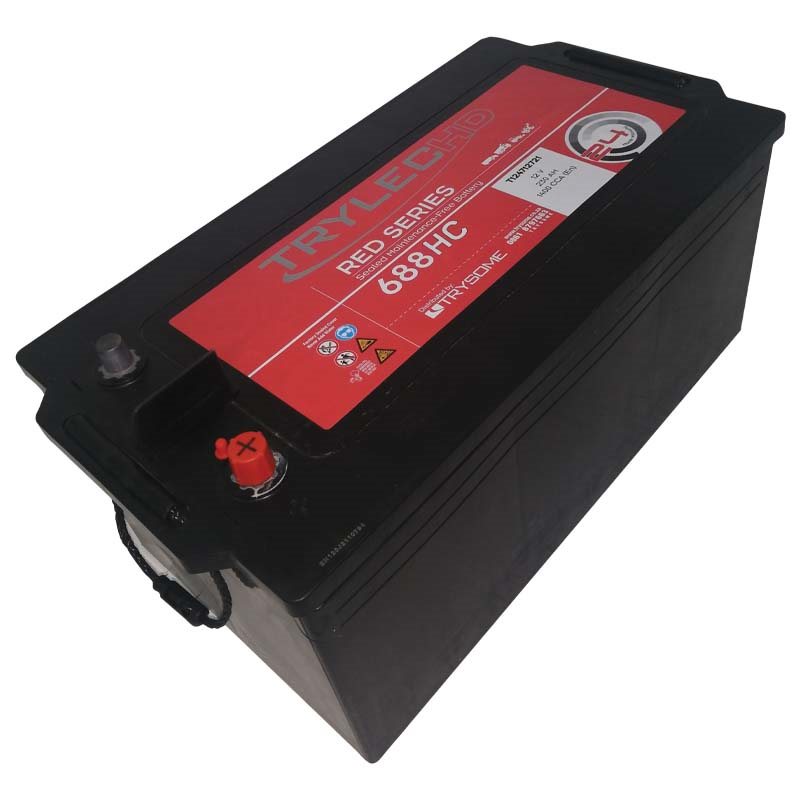 TrylecHD Red Series Premium, Maintenance-Free Battery