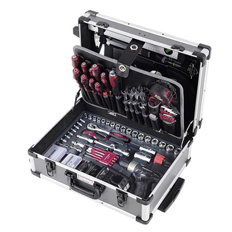 Kraftwerk 1/4\" + 3/8\" Tool Case 163 Pieces