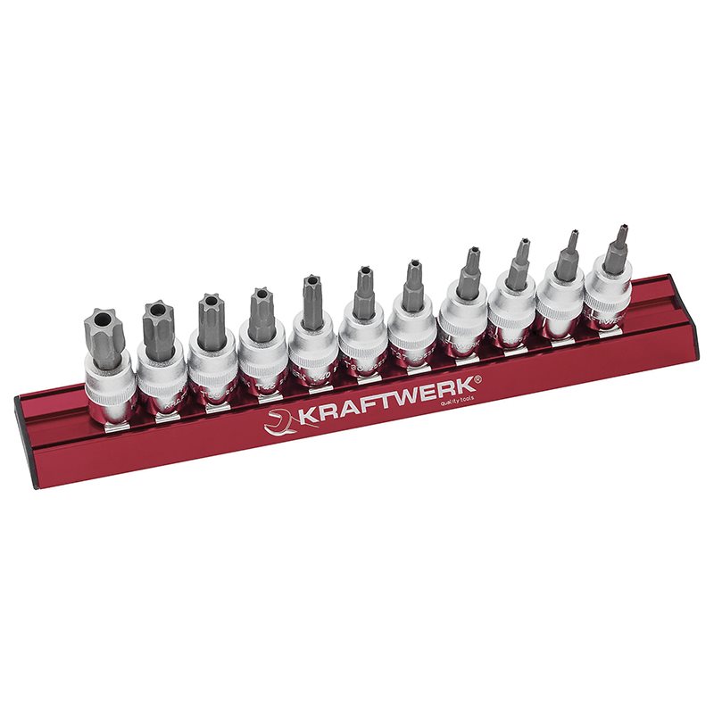 Kraftwerk 3/8” TX Bit Socket Rail Set