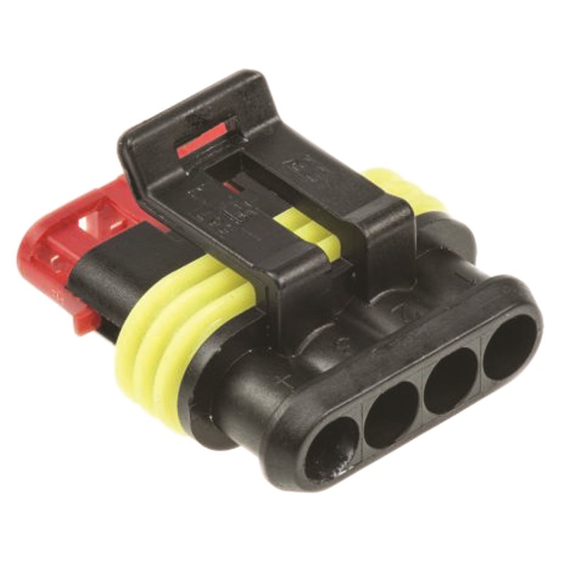 TE Connectivity 4-Way AMP  Superseal 1.5 mm Series Plugs