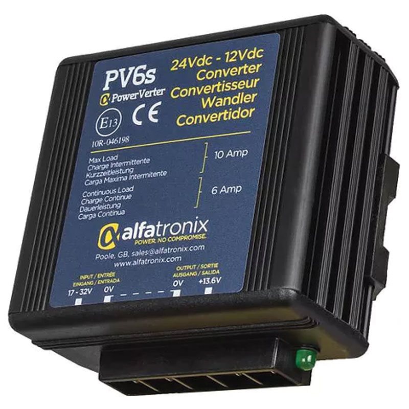 Alfatronix PowerVerter; 24 - 12 Vdc; 6/10 A non-isolated