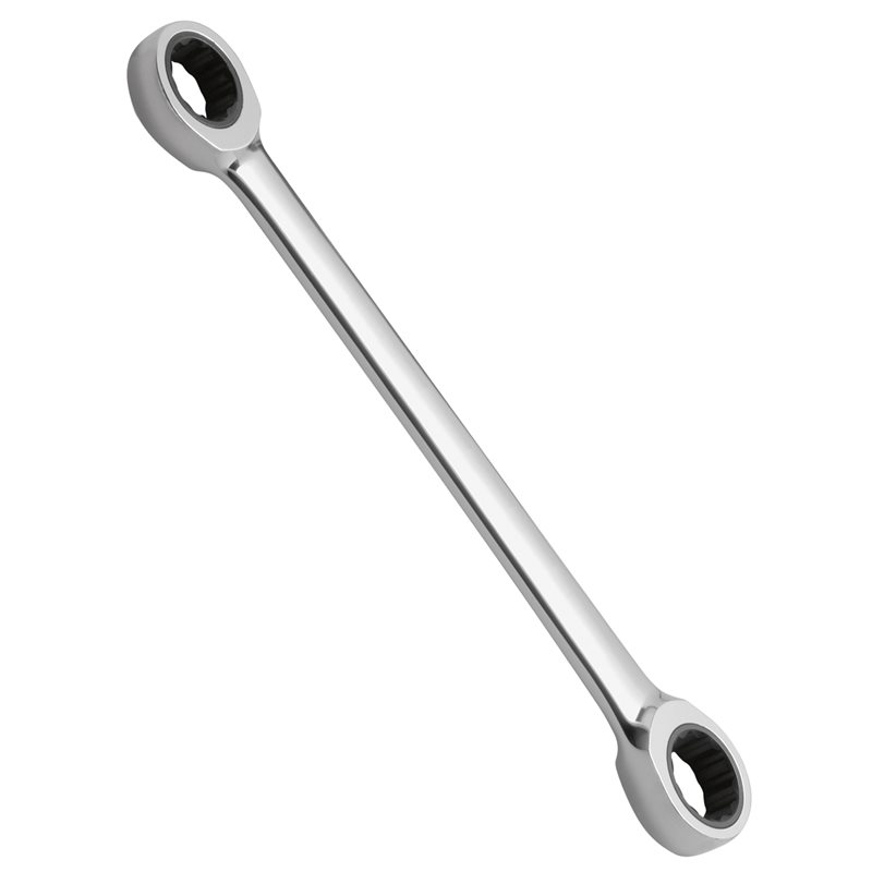 Kraftwerk Flat Double-Ring Ratchet Spanner