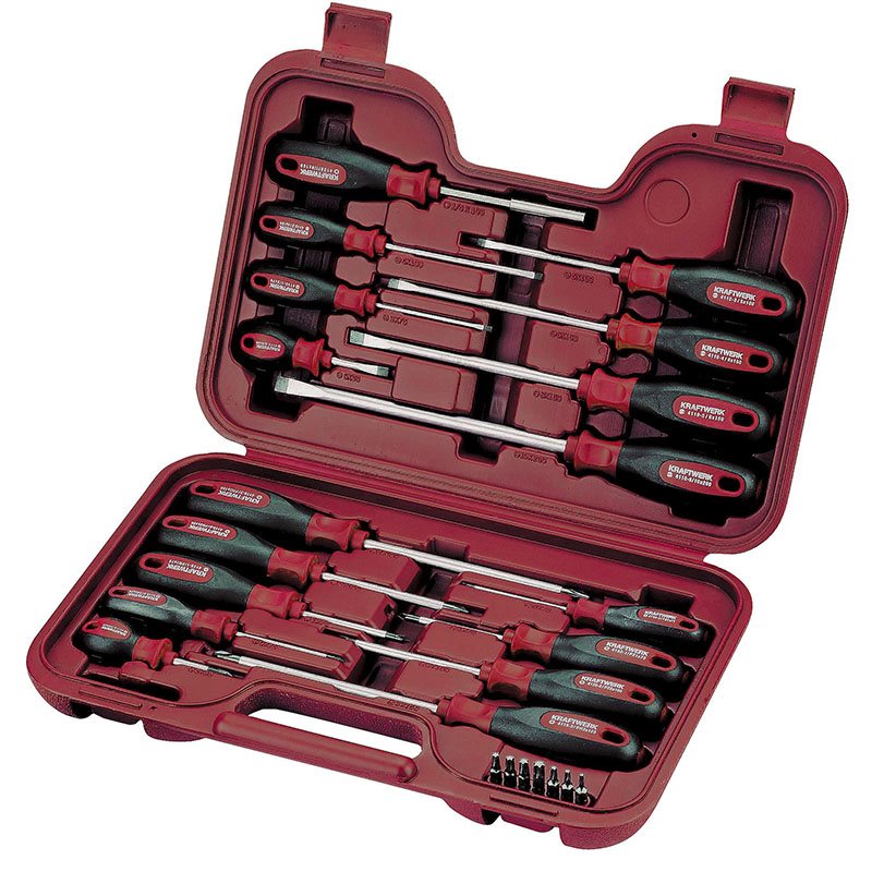 Kraftwerk Universal Screwdriver \u0026 Bits Set