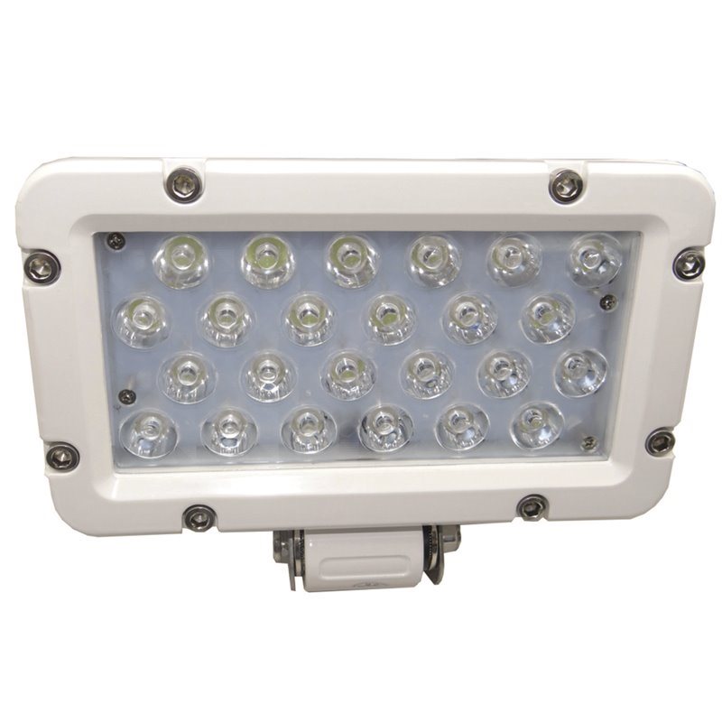 Iconiq® Rectangular LED Work Lamp (White Housing)